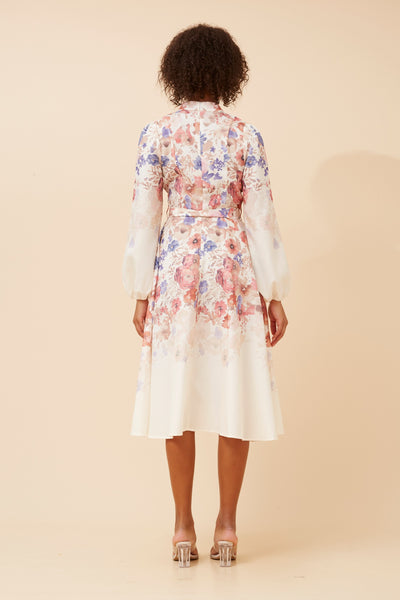 Zoey Placement Print Dress - Cavorte 