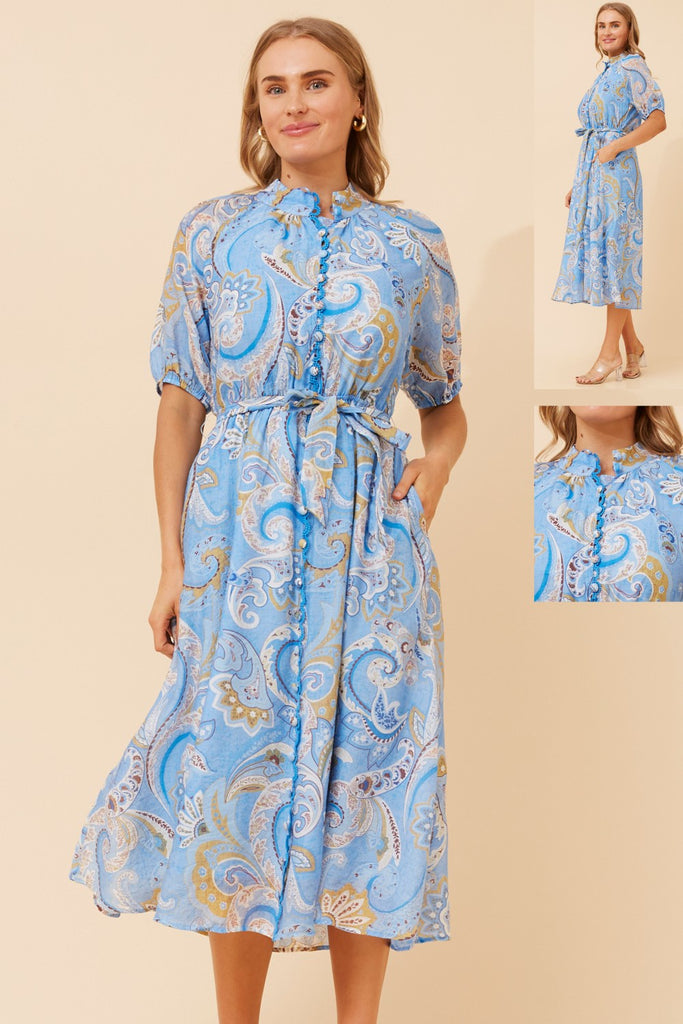 Siobhan Paisley Midi Dress