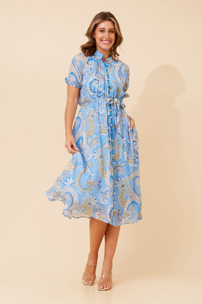 Siobhan Paisley Midi Dress