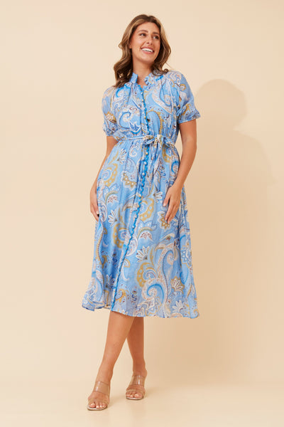 Siobhan Paisley Midi Dress