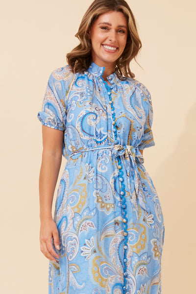 Siobhan Paisley Midi Dress