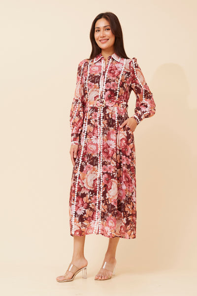 Michelle Midi Shirt Dress