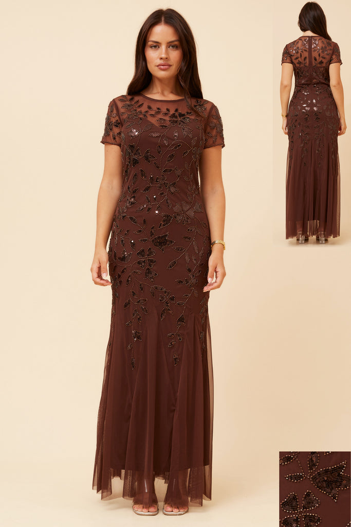 Zanthy Gown Chocolate