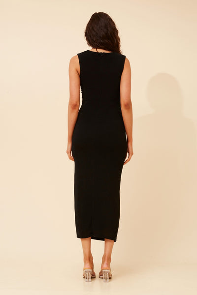 Nina Ruched Midi dress