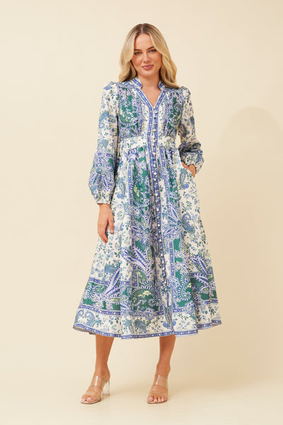 Nikita Paisley Print Dress