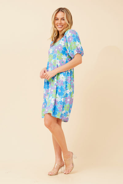 Jill Floral Print Dress