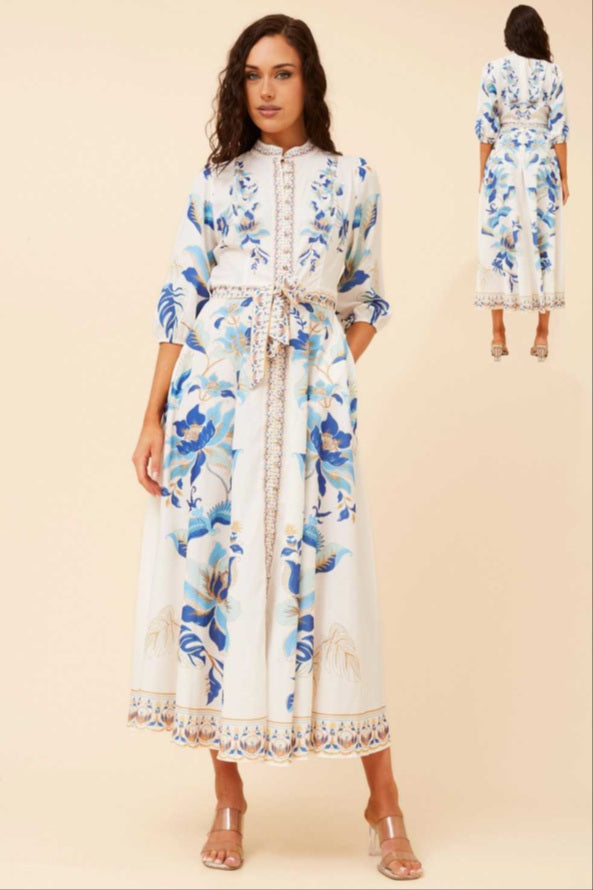 Catriona Print Dress