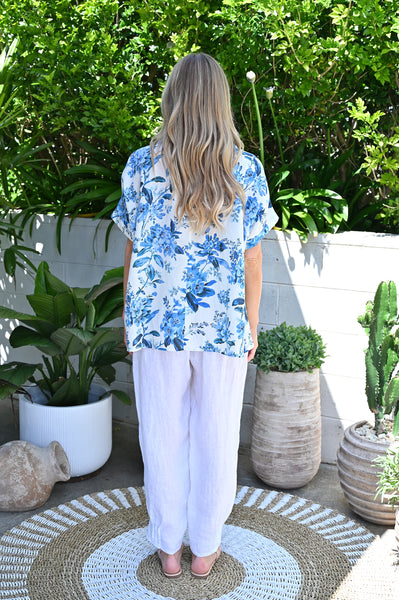 Linen Tencel Top Anne - Cavorte 