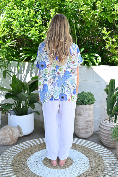 Linen Tencel Top Alice - Cavorte 