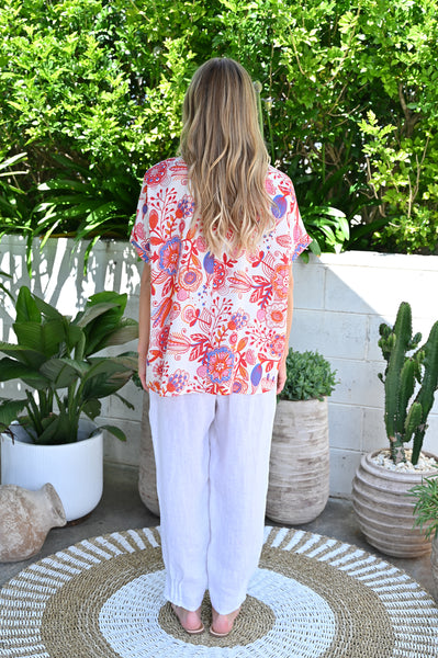 Linen Tencel Top Aria - Cavorte 