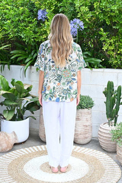 Linen Tencel Top Avery - Cavorte 