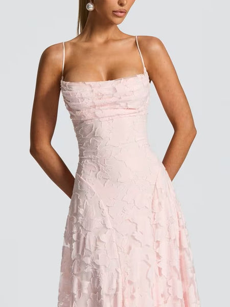 Deidra Lace Back Formal Dress