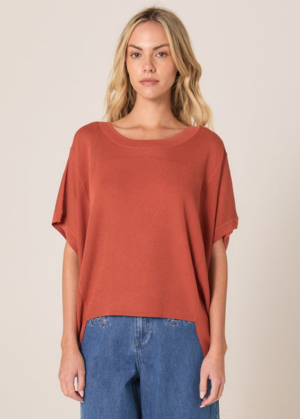 Esther Knit Top Dusty Cinnamon