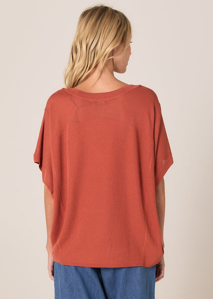 Esther Knit Top Dusty Cinnamon