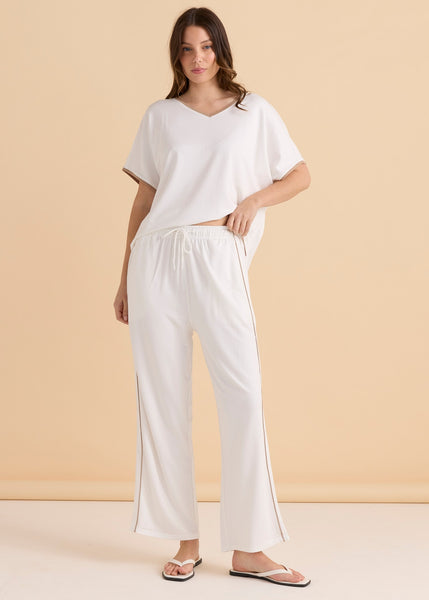 Evelyn  Jogger White Beige