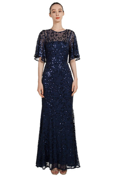 Elise Formal Dress Curve Navy