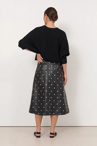 Viktoria Faux Leather Skirt