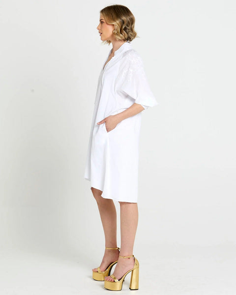 Embroidered Feature Dress