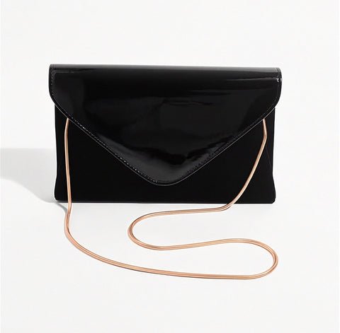 Envelope Clutch Suede Patent