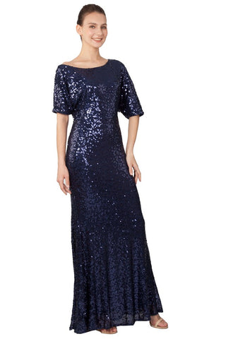 Fate Formal Dress Curve Navy