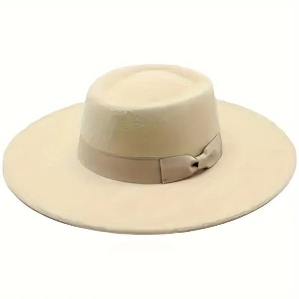 Fedora Felt Hat Beige