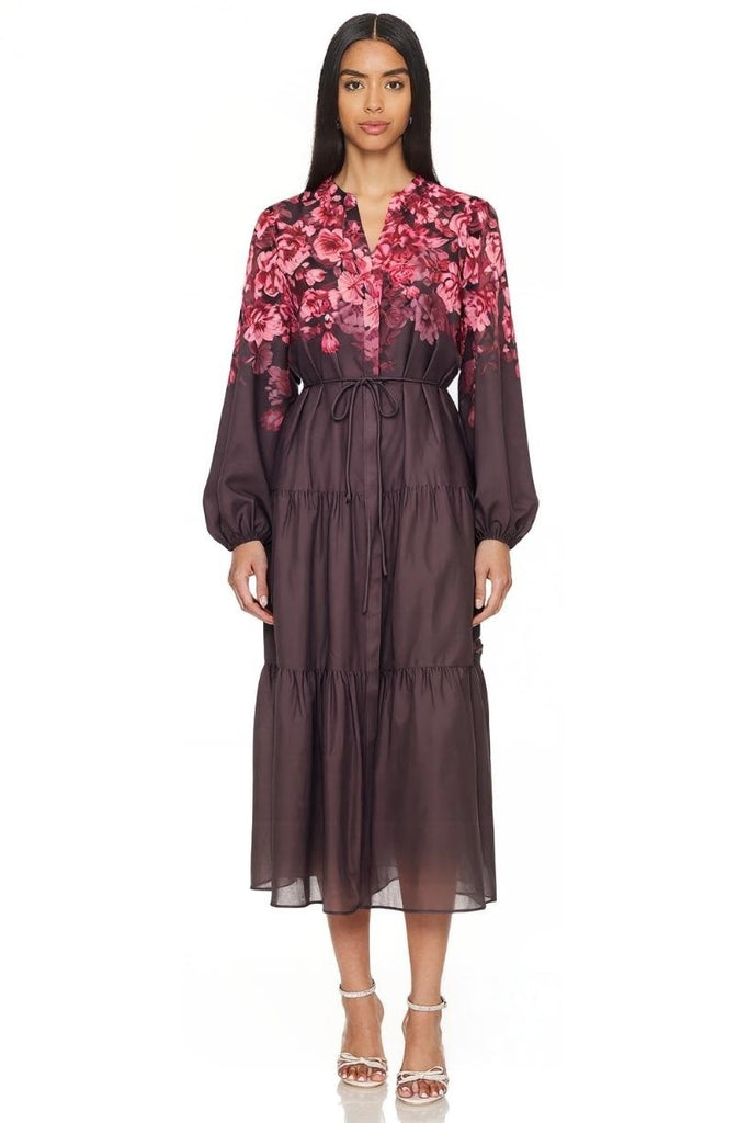 Grace Placement Print Dress