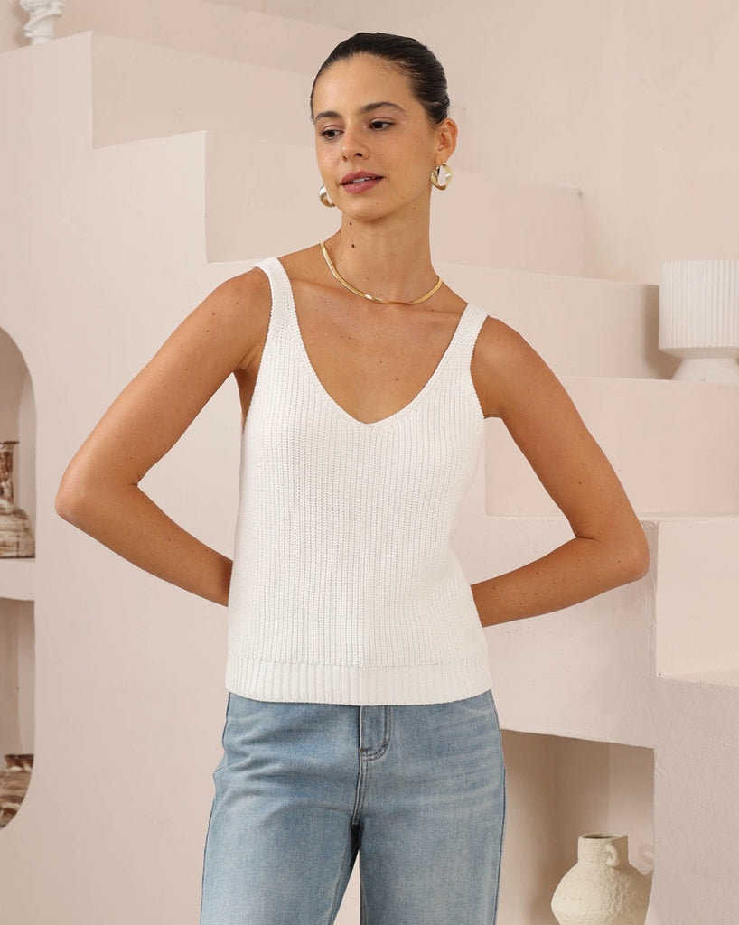 Hildy Knit Top Off-White