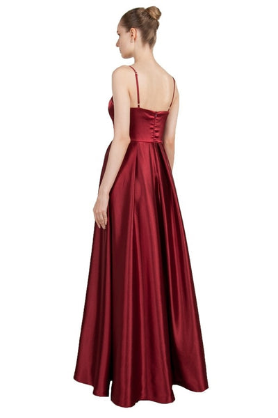 Monique Formal Gown Merlot - Cavorte 