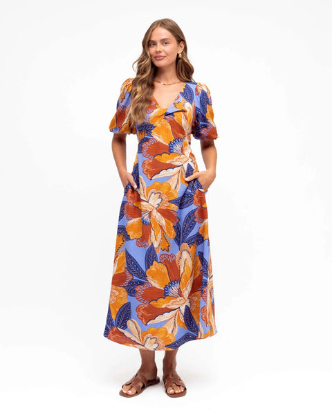 Havana Print Dress