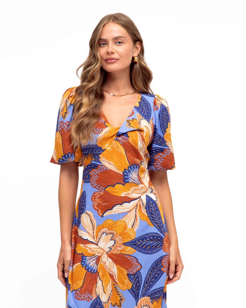 Havana Print Dress