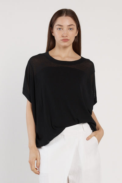 Irises Knit Black