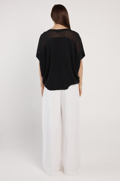 Irises Knit Black