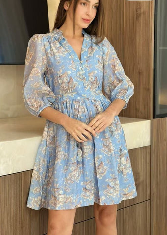 Jennifer Print Mini Dress