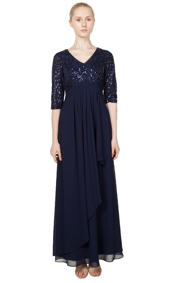 Jori Formal Dress Curve Navy