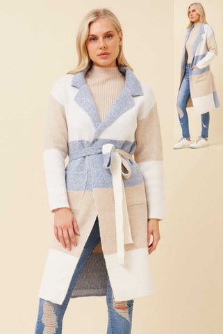 Beach Vibes Check Cardigan