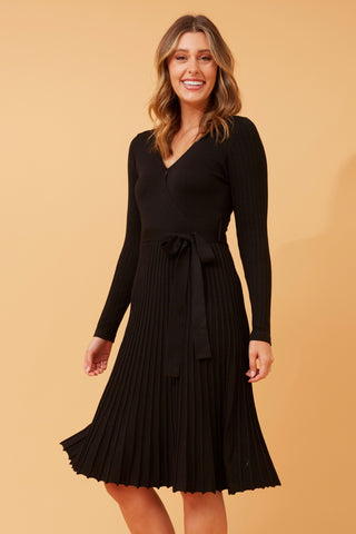 Jules Pleat Knit Dress