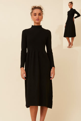 Nakita Knit Dress Black