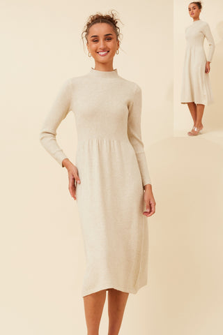 Nikita Knit Dress Oatmeal