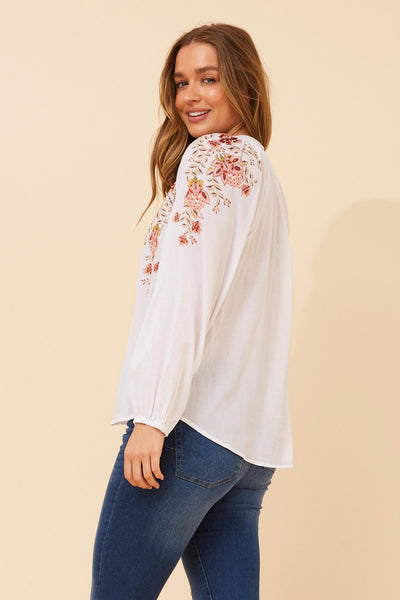 Kelly Voile Blouse White