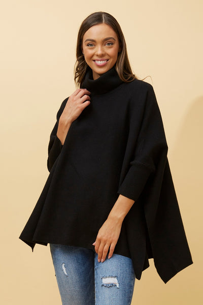 Martina Knit Pullover Black