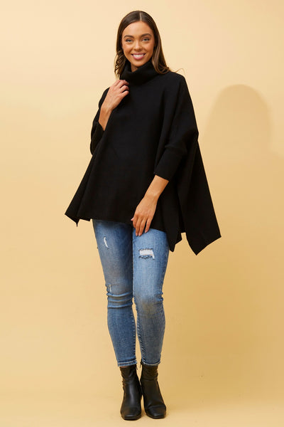 Martina Knit Pullover Black