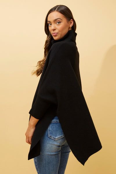Martina Knit Pullover Black