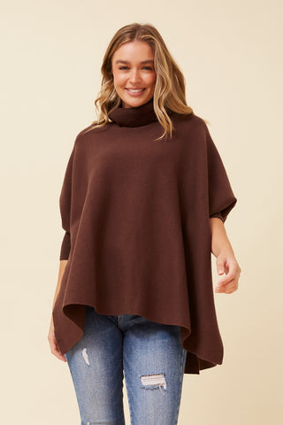 Martina Knit Pullover Chocolate