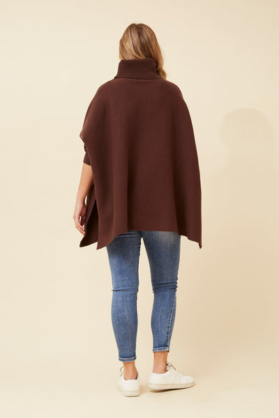 Martina Knit Pullover Chocolate