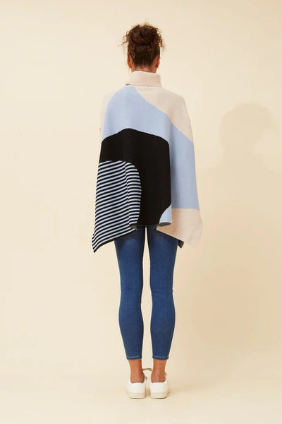 Martina Colour Block Pullover Swirl