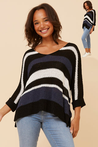 Jules Multi Stripe Sweater