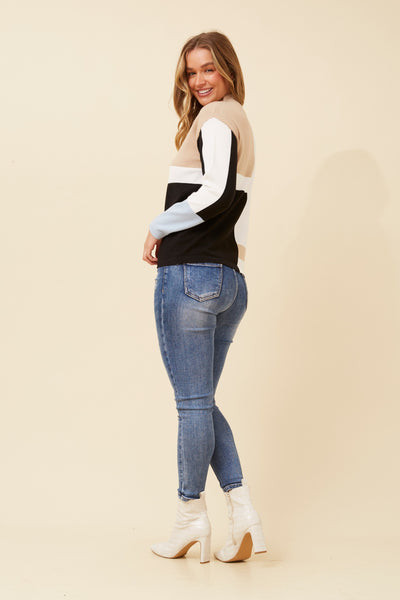 Sloane Abstract Print Knit