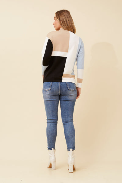 Sloane Abstract Print Knit