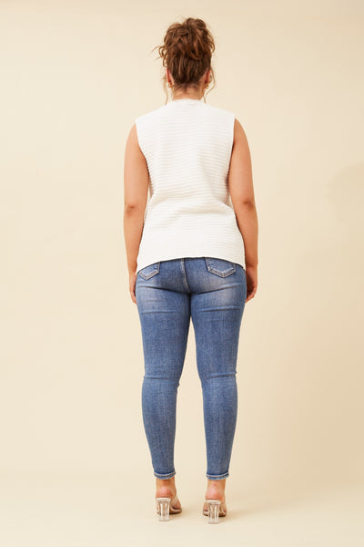 Alice Knit Vest Ivory
