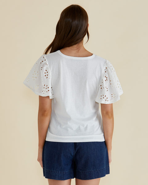 Lottie Embroidered Tee